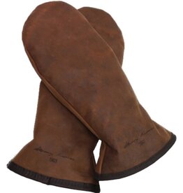 Stormy Kromer Leather Tough Mitts - Dark Earth - Medium