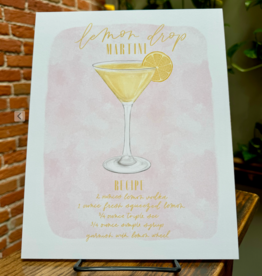 Kjirsten Beltz Lemon Drop Martini Print (8 x 10)