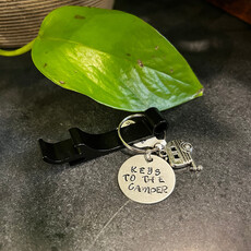 Calm Clam Creations Metal Stamped Keychain With Bottle Opener (Assorted) - Ashley Walton-Beal