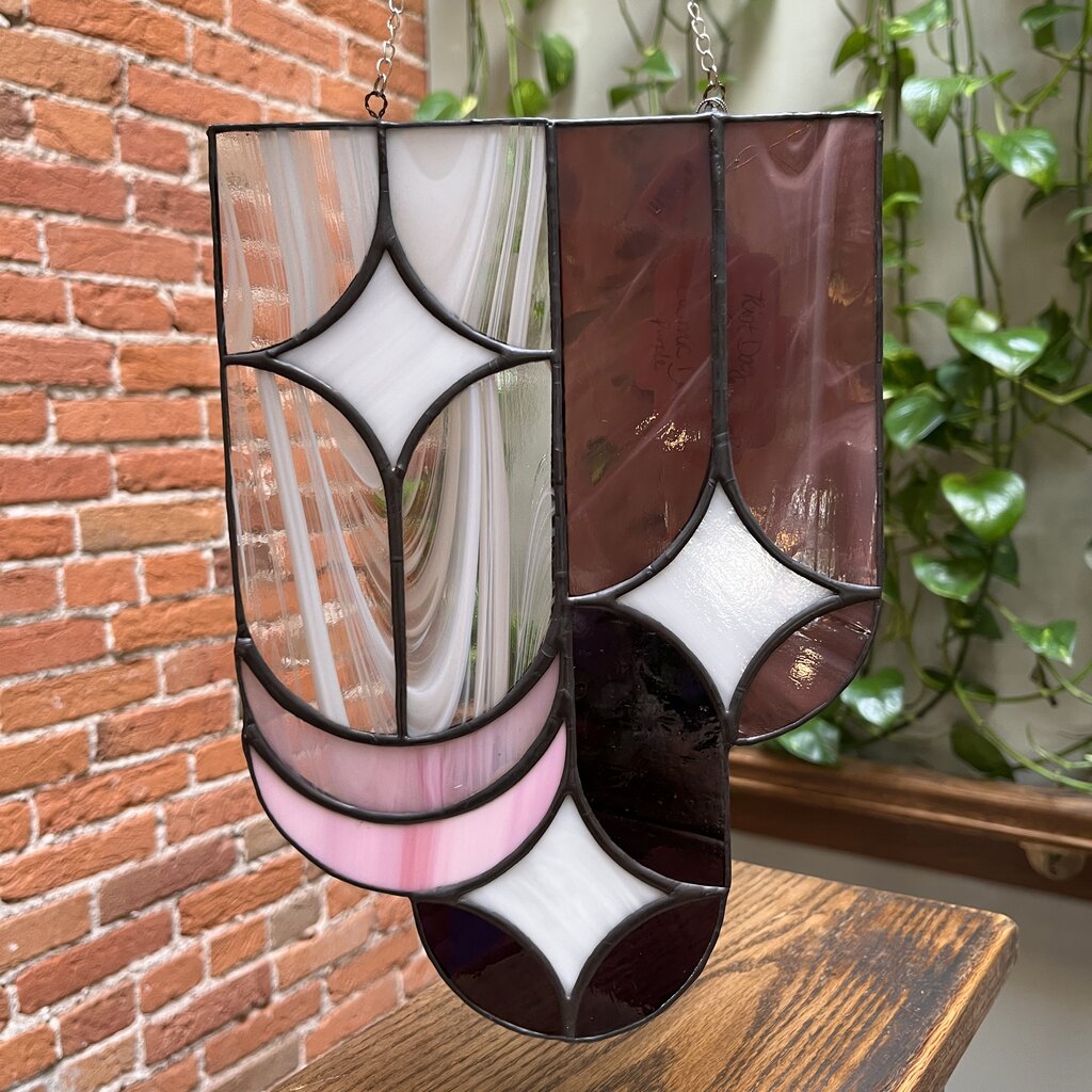 Riot Dog Glass Stained Glass - Cosmic Drips (purple)