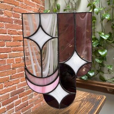 Riot Dog Glass Stained Glass - Cosmic Drips (purple)