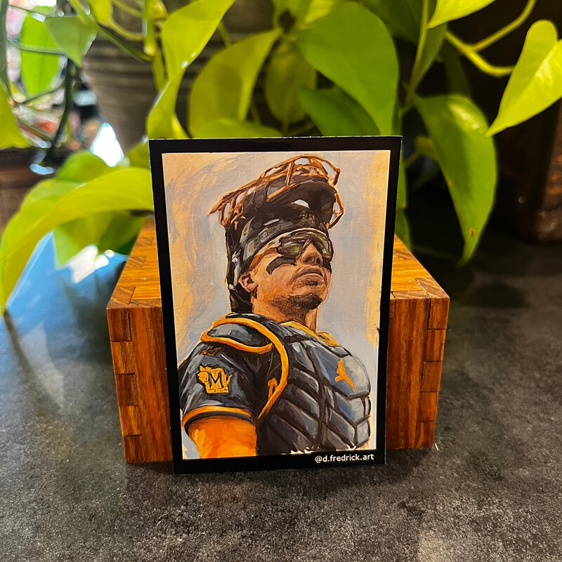 D Fredrick Creations LLC Sticker - William Contreras