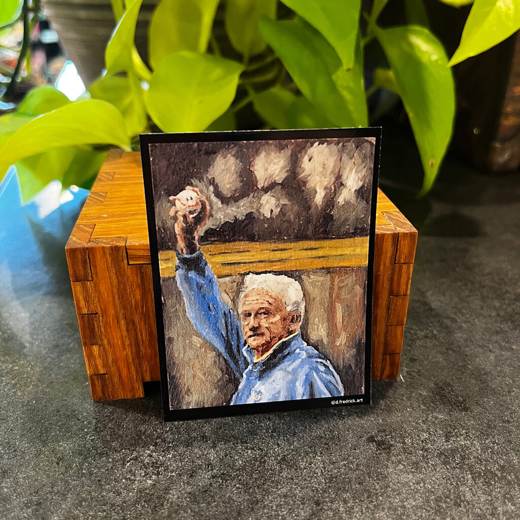 D Fredrick Creations LLC Sticker - Bob Uecker 1