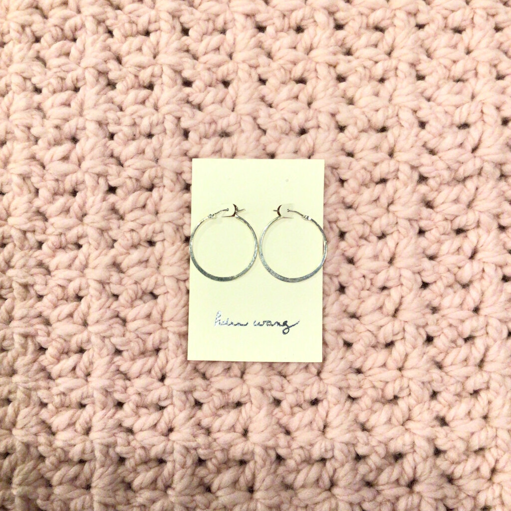 Helen Wang Jewelry Sterling Silver Hoop Earrings