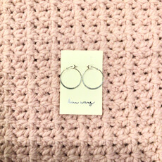 Helen Wang Jewelry Sterling Silver Hoop Earrings