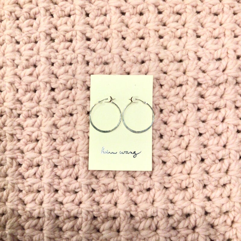 Helen Wang Jewelry Sterling Silver Hoop Earrings