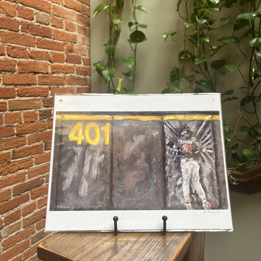 D Fredrick Creations LLC 8.5x11 Print - Yelich Crash
