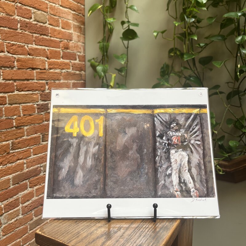 D Fredrick Creations LLC 8.5x11 Print - Yelich Crash