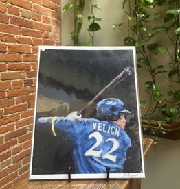 D Fredrick Creations LLC 8.5x11 Print - Yelich at Bat