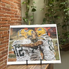 D Fredrick Creations LLC 8.5x11 Print - Huddle Celebration