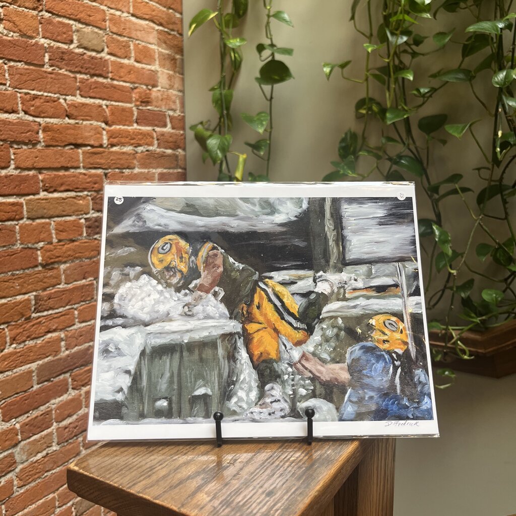 D Fredrick Creations LLC 8.5x11 Print - Lambeau Leap