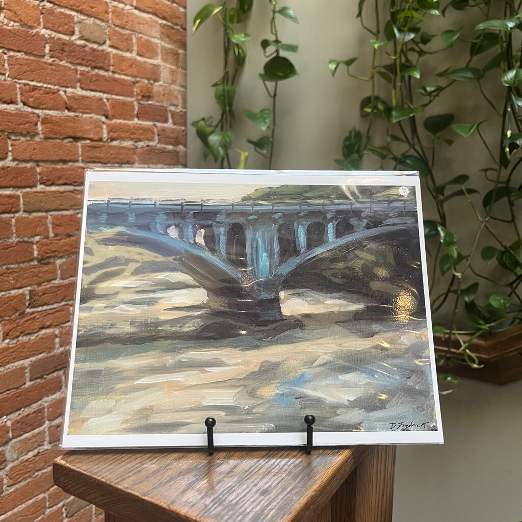 D Fredrick Creations LLC 8.5x11 Print - Dewey St Bridge