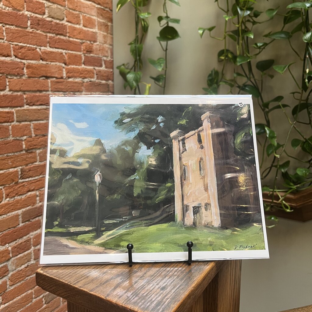 D Fredrick Creations LLC 8.5x11 Print - Owen Park Bandshell Backend