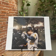 D Fredrick Creations LLC 11x17 Print - Yelich Under Lights