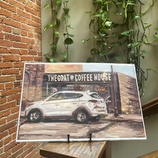 D Fredrick Creations LLC 8.5x11 Print - The Goat