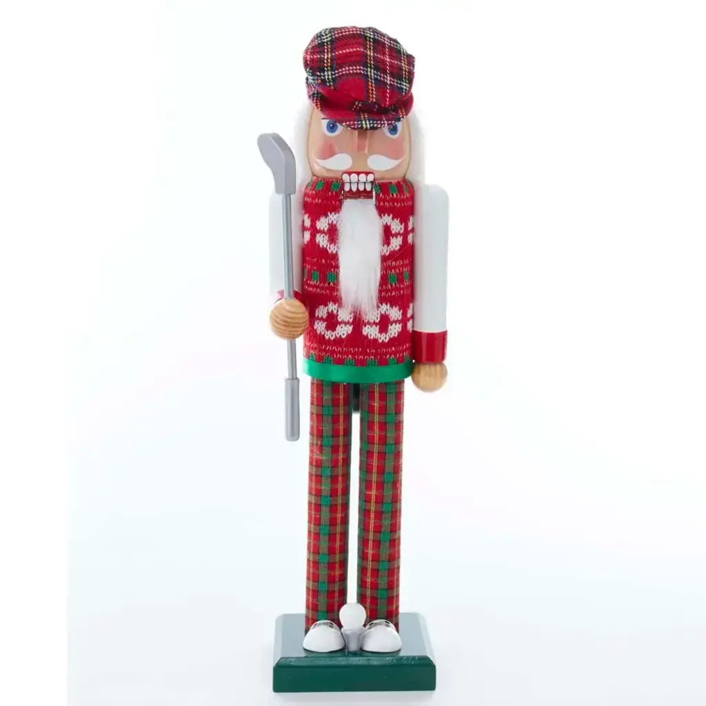 Volume One Nutcracker - Red/Green Golfer