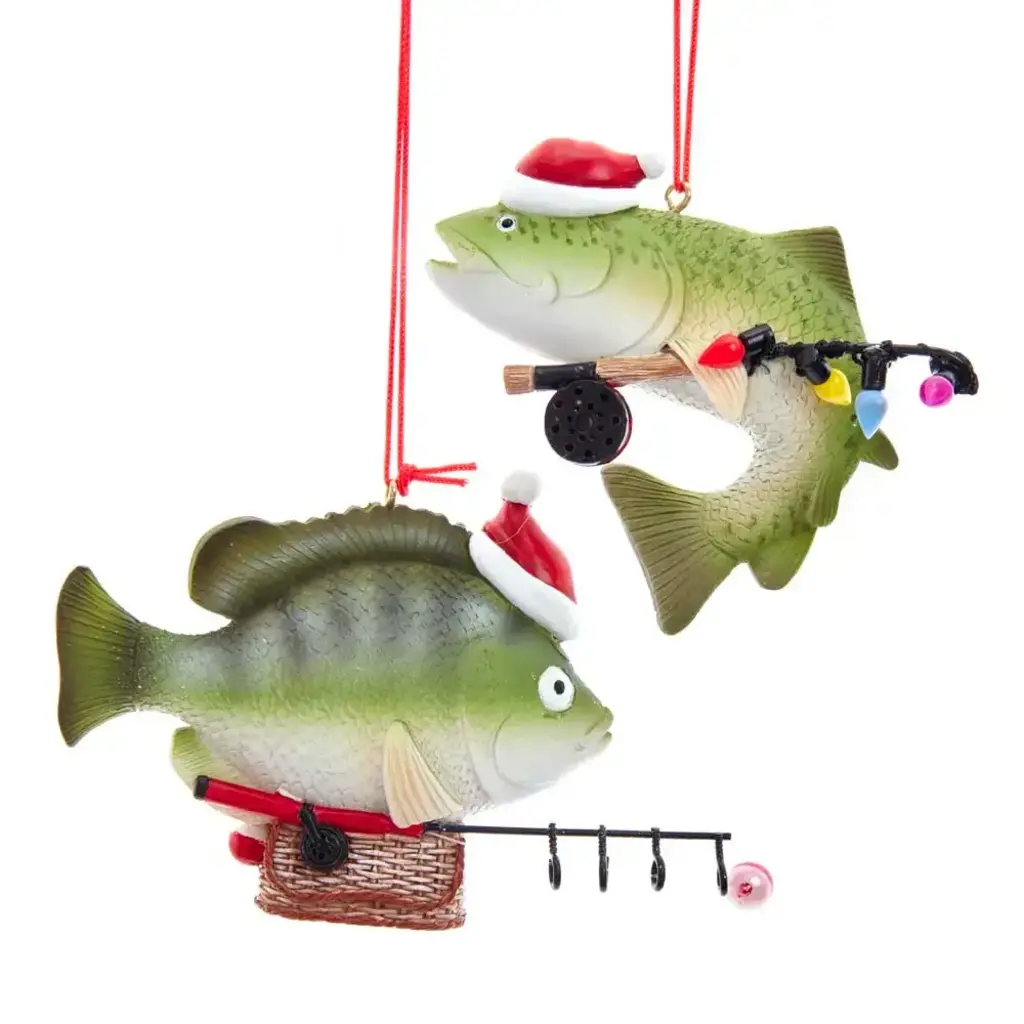 Kurt S. Adler Inc Ornament - Fish Fishing Assorted