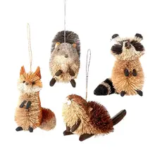 Kurt S. Adler Inc Ornament - Buri Woodland Animal Assorted