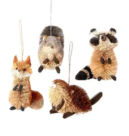 Kurt S. Adler Inc Ornament - Buri Woodland Animal Assorted