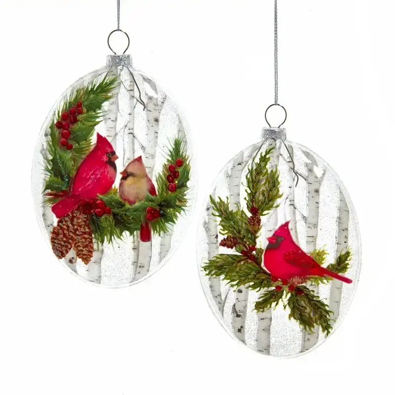 Volume One Ornament - Glass Cardinal Assorted