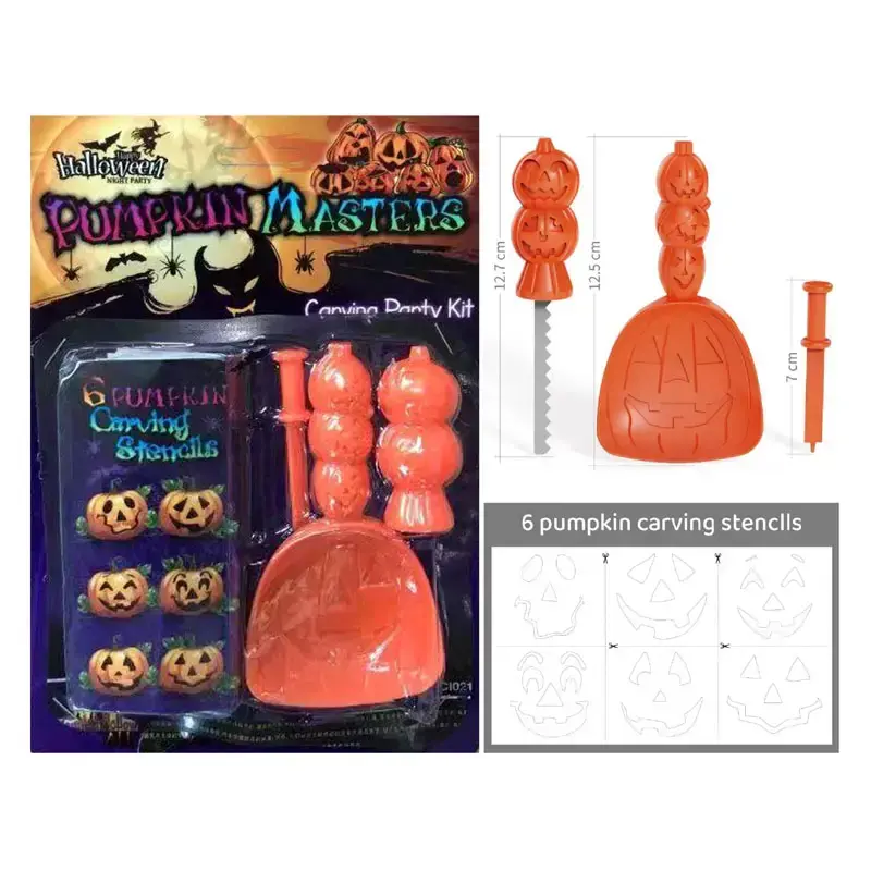 Volume One 9pc Halloween Stencil & Carving Set