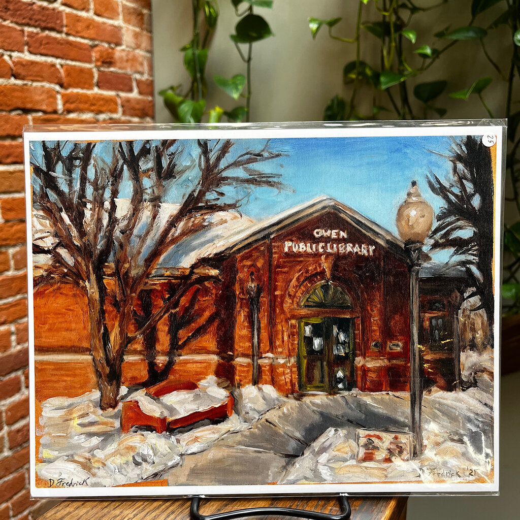 D Fredrick Creations LLC 8.5x11 Print - Owen Library