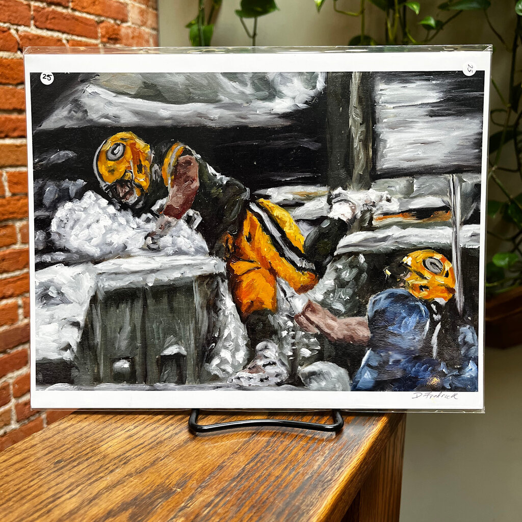 D Fredrick Creations LLC 8.5x11 Print - Lambeau Leap