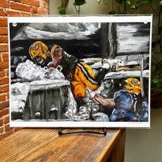D Fredrick Creations LLC 8.5x11 Print - Lambeau Leap