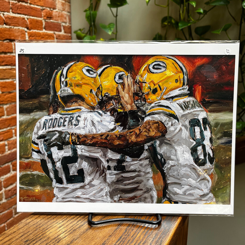 D Fredrick Creations LLC 8.5x11 Print - Huddle Celebration