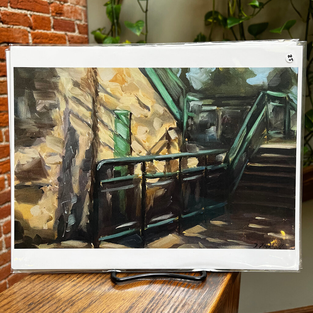 D Fredrick Creations LLC 8.5x11 Print - Express Stadium Stairs