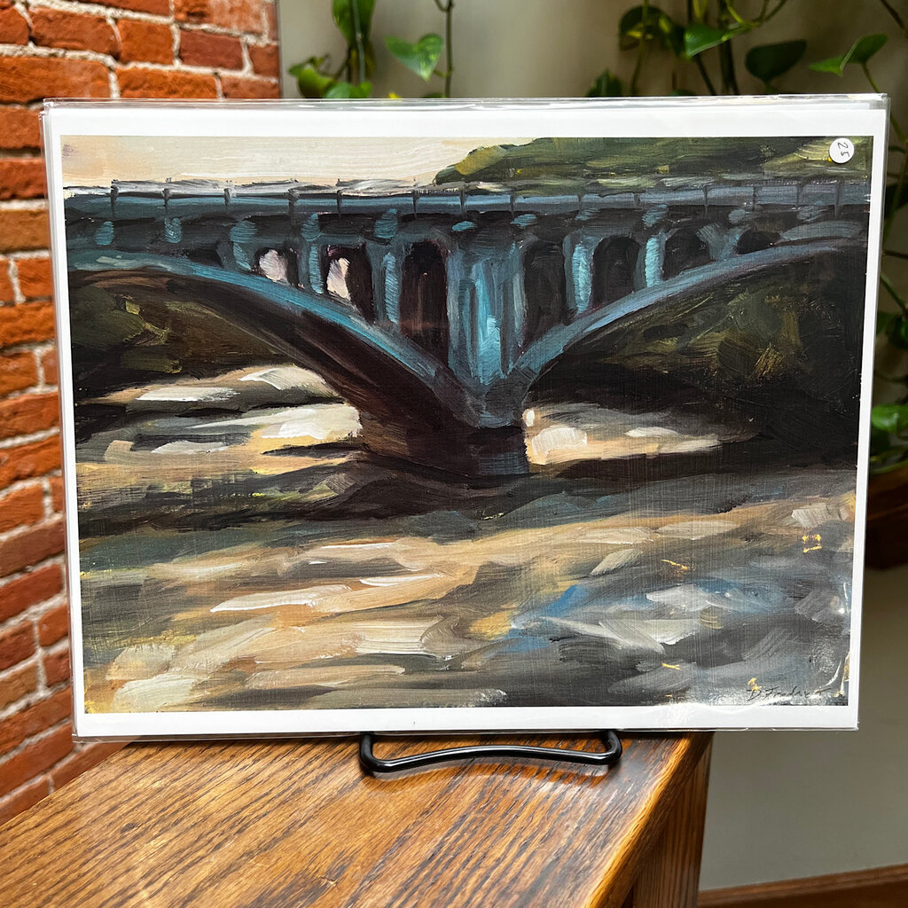 D Fredrick Creations LLC 8.5x11 Print - Dewey St Bridge