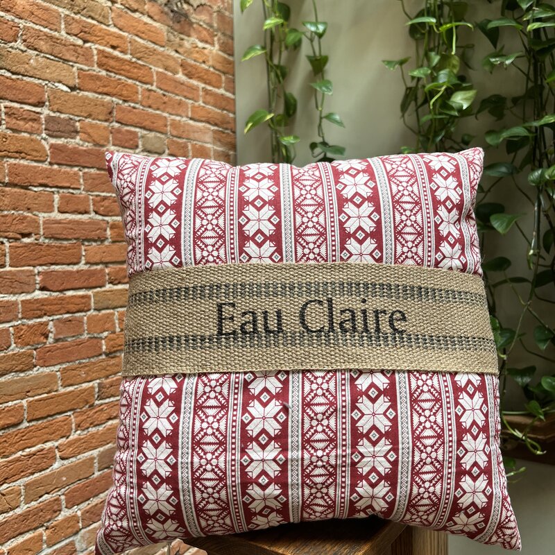 First & Foremost Eau Claire Cardinal Pillow