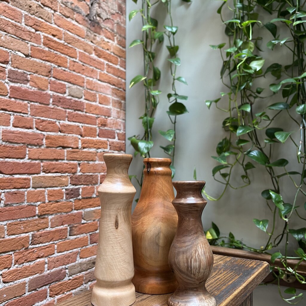 CollECtive Arts Wooden Vase