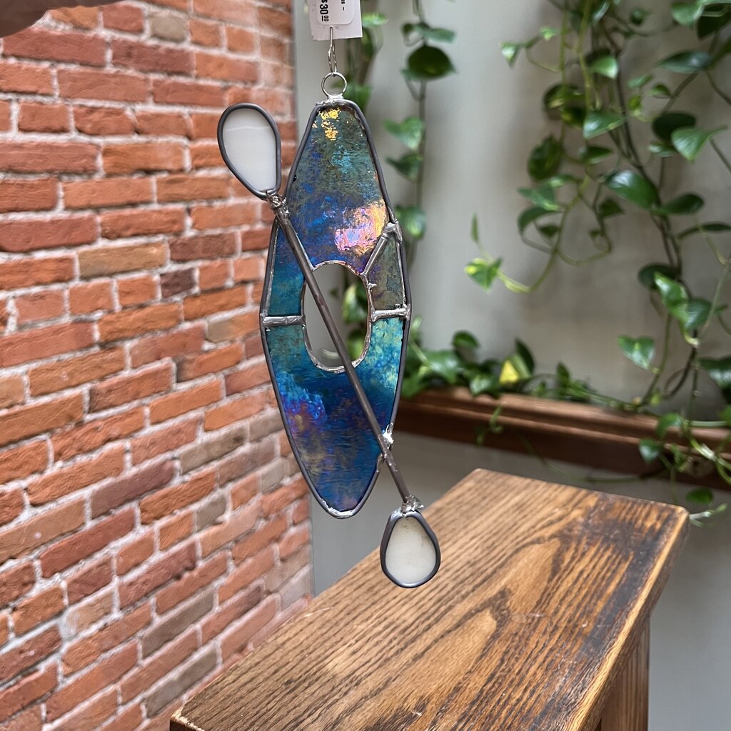 Nancy Jackson Stained Glass - Kayak
