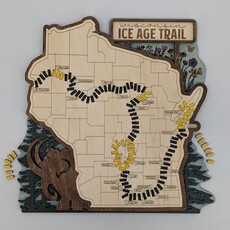Makery Maven Co Wisconsin Ice Age Trail Board