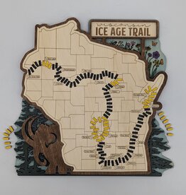Makery Maven Co Wisconsin Ice Age Trail Board