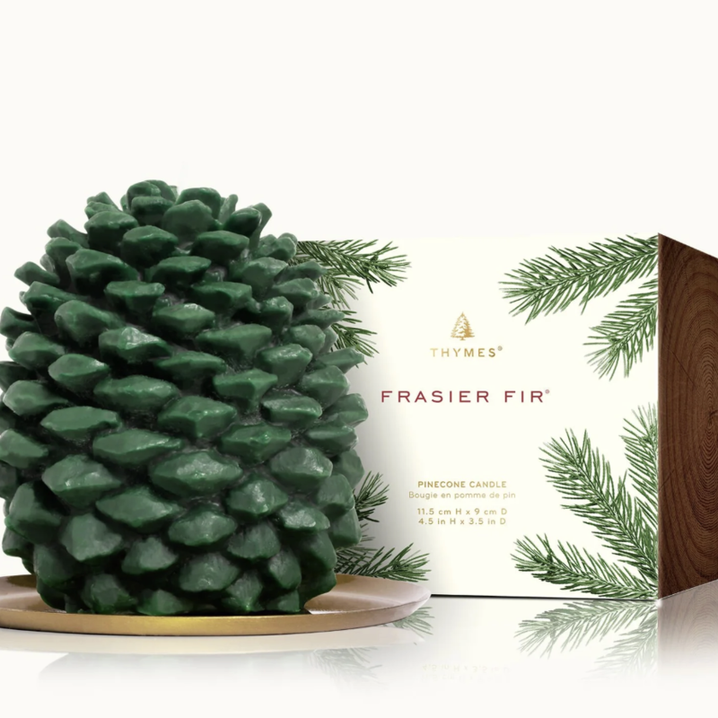Thymes Frasier Fir Molded Petite Pinecone (11.5 x 9cm)