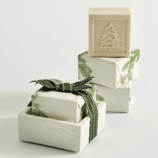 Thymes Frasier Fir Bar Soap & Dish Set (5.5 oz)