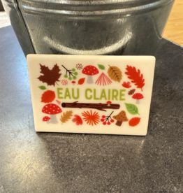 Rock Scissor Paper Eau Claire Woodland Magnet