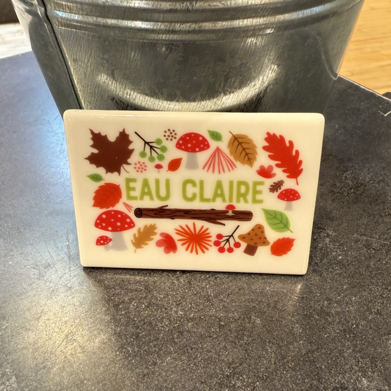 Rock Scissor Paper Eau Claire Woodland Magnet