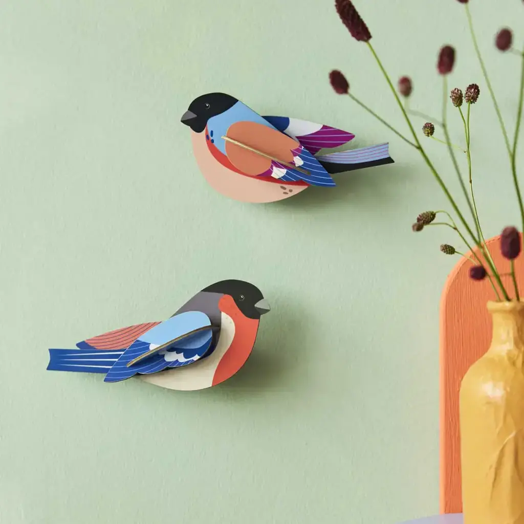 Studio Roof Wall Decoration - Finches, Set of 2