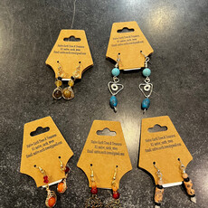 Native Earth Trees & Treasure Beaded Earrings
