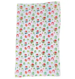 Driftless Studios Christmas Gift Patterned Waffle Tea Towels