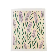 Driftless Studios Lavender Patterned Swedish Dishcloths - Sponge Cloths
