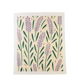 Driftless Studios Lavender Patterned Swedish Dishcloths - Sponge Cloths