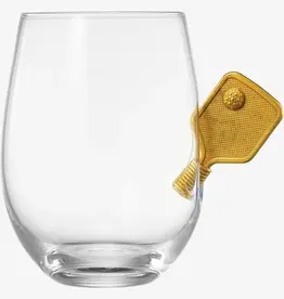 Khen Glassware Stemless Wine Glass - Pickleball