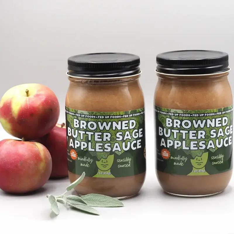 Fed Up Foods Browned Butter Sage Applesauce