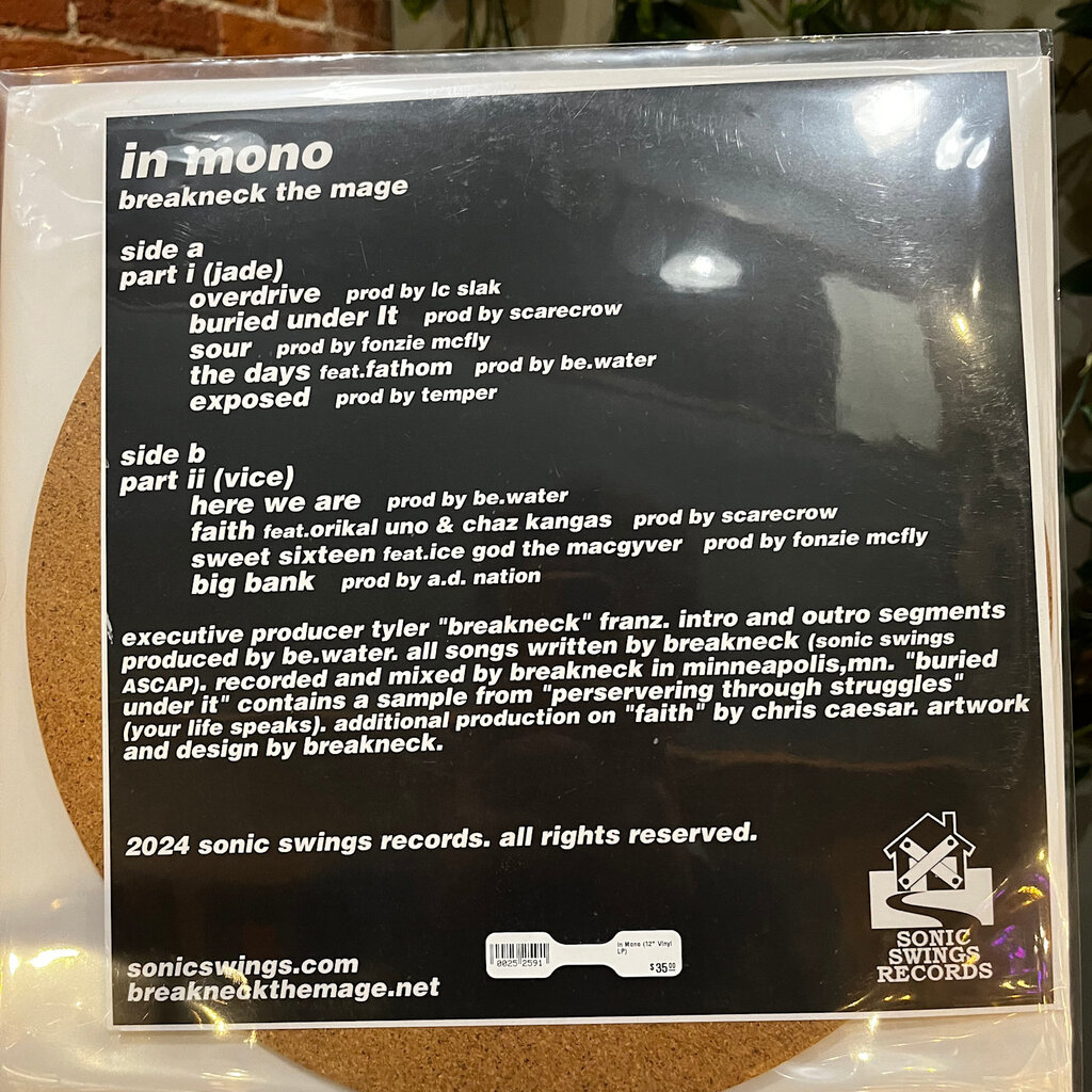 Breakneck the Mage In Mono (12" Vinyl LP)