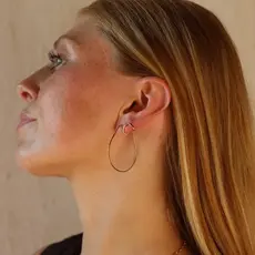 Token (Faire) Canyon Hoops - 14 k Gold Fill