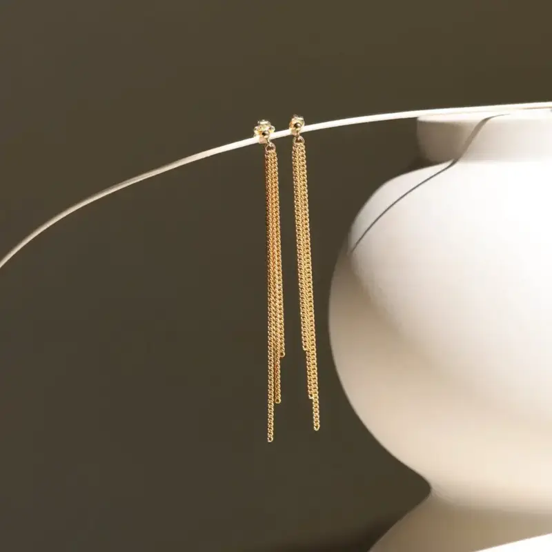 Token (Faire) Makara Waterfall Earrings - 14k Gold Fill